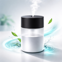 Nawilżacz powietrza ultradźwiękowy USB - cichy dyfuzor aromaterapii LED | wysyłka z Polski
